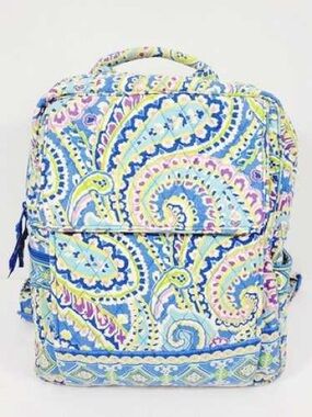 NWT Vera Bradley Quilted Paisley Multi-Color Women’s Backpack